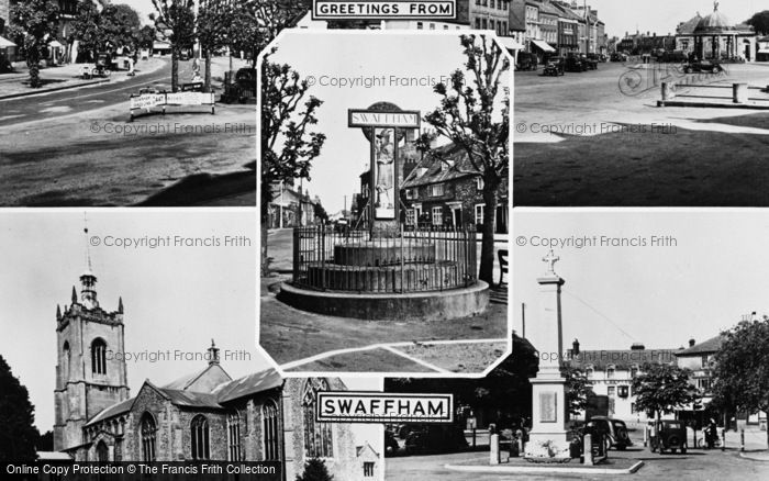 Photo of Swaffham, Composite c.1950