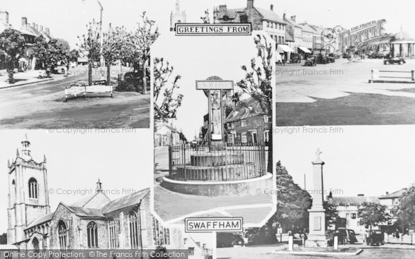 Photo of Swaffham, Composite c.1955