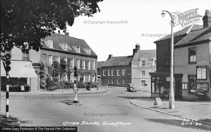 Photo of Swaffham, Cross Roads c.1955