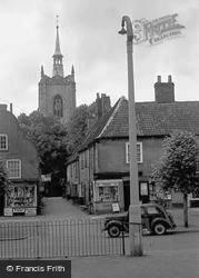 London Street And Church Of St Peter And St Paul 1952, Swaffham