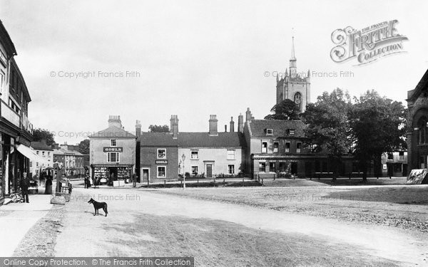 Photo of Swaffham, Market Place 1891