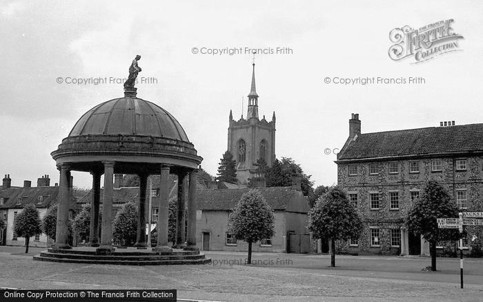 Photo of Swaffham, Market Place 1952