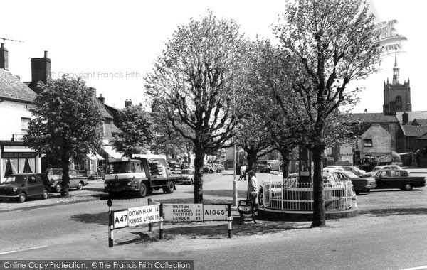 Photo of Swaffham, Market Place c.1965