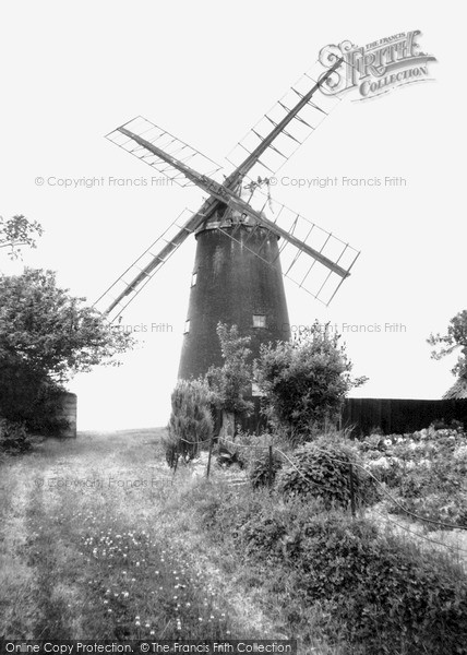 Photo of Swaffham Prior, Foster's Mill c.1955