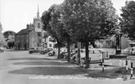 The Swaffham Pedler And Church c.1960, Swaffham