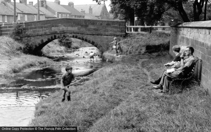 Photo of Swainby, Children Playing In The River c.1970