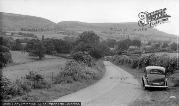 Photo of Swainby, From Castle Hill c.1955