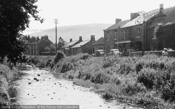 Photo of Swainby, River And High Street c.1955