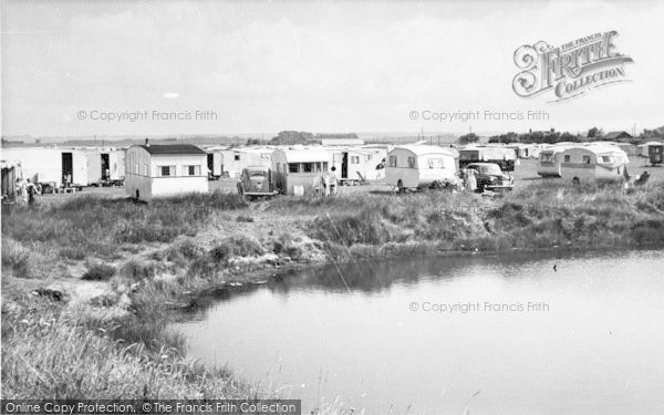 Photo of Swalecliffe, Seaview Holiday Camp, The Lake c.1955