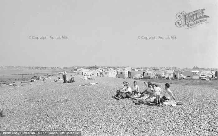 Photo of Swalecliffe, The Beach c.1950