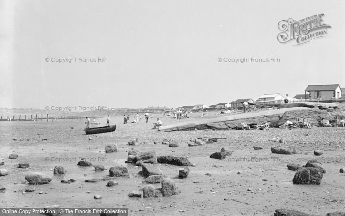 Photo of Swalecliffe, The Beach c.1950