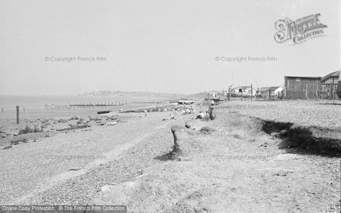 Photo of Swalecliffe, The Beach c.1950