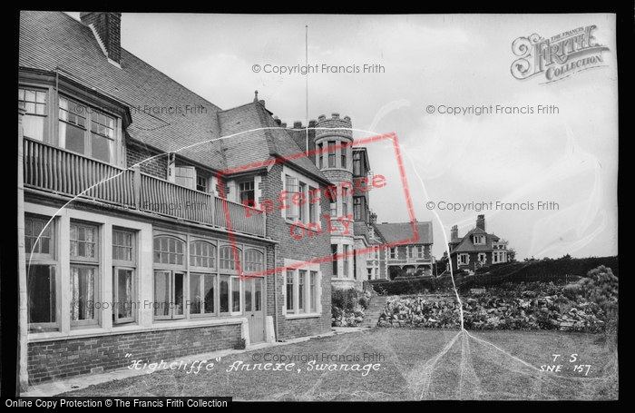 Photo of Swanage, Highcliffe, Annexe c.1950