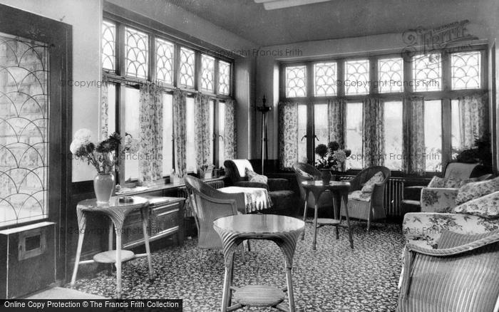 Photo of Swanage, Highcliffe, Entrance Lounge c.1960