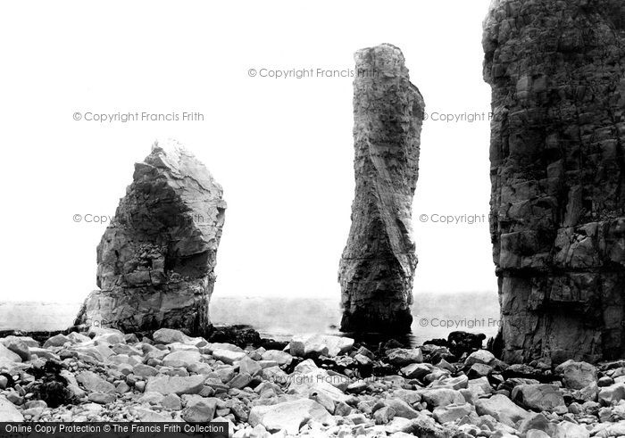 Photo of Swanage, Old Harry Rocks 1897