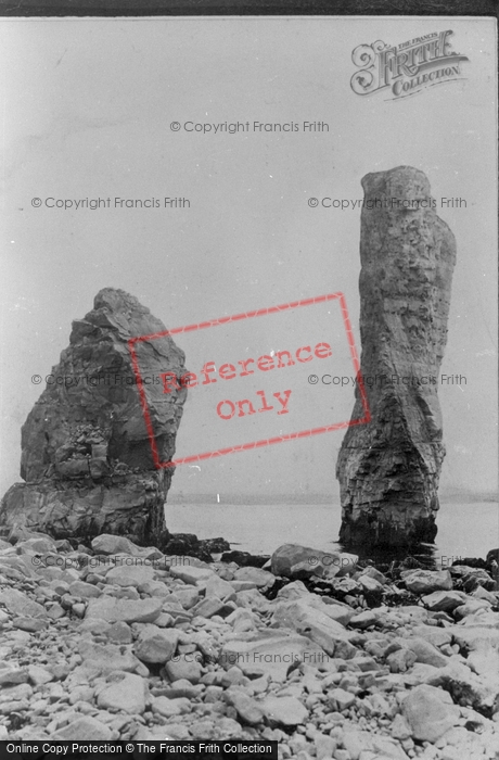 Photo of Swanage, Old Harry Rocks 1897