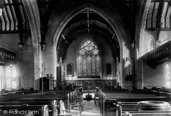 Parish Church Interior 1897, Swanage
