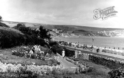 Rock Gardens And Bay c.1950, Swanage