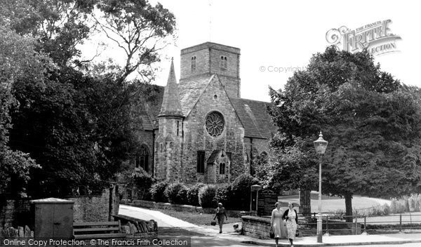 Photo of Swanage, St Mary's Church c.1955