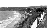 The Bay And Highcliffe Steps c.1960, Swanage