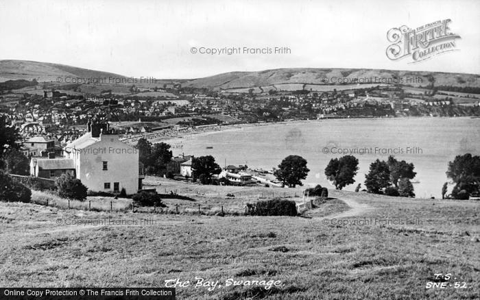 Photo of Swanage, The Bay c.1950