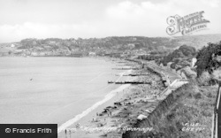 The Bay From Highcliffe Lawn c.1950, Swanage