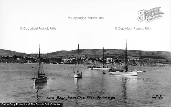 Photo of Swanage, The Bay From The Pier c.1950