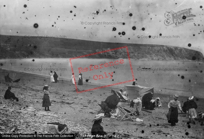 Photo of Swanage, The Beach 1899