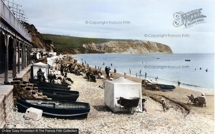 Photo of Swanage, The Beach 1918