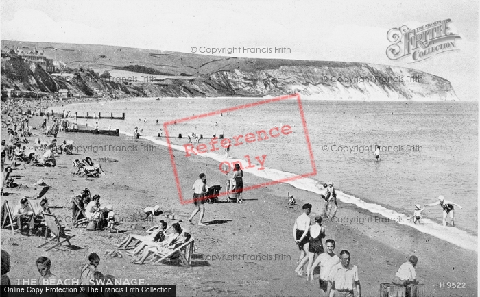 Photo of Swanage, The Beach 1950