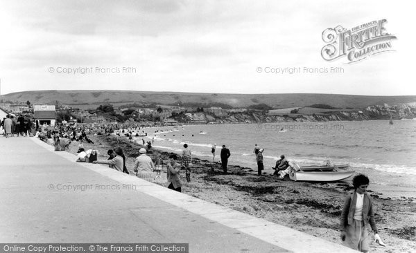 Photo of Swanage, The Beach c.1950