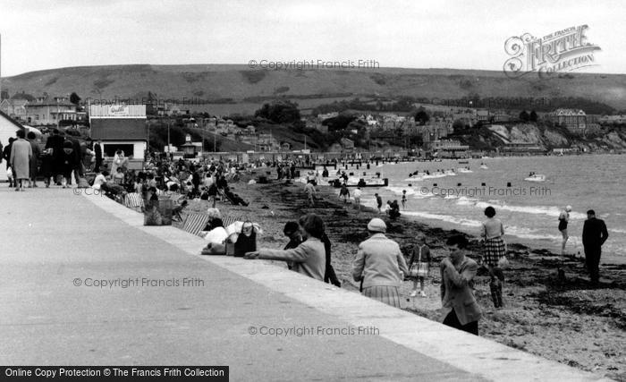 Photo of Swanage, The Beach c.1950