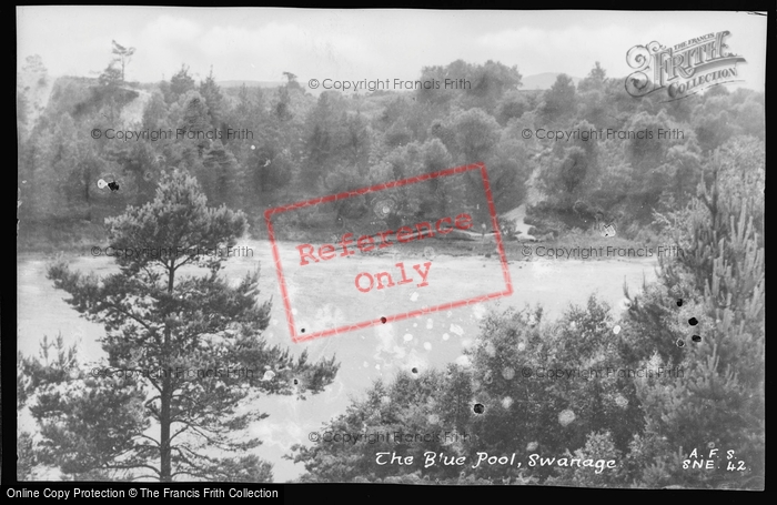 Photo of Swanage, The Blue Pool c.1950