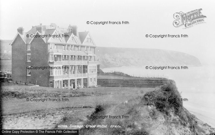 Photo of Swanage, The Grand Hotel 1899