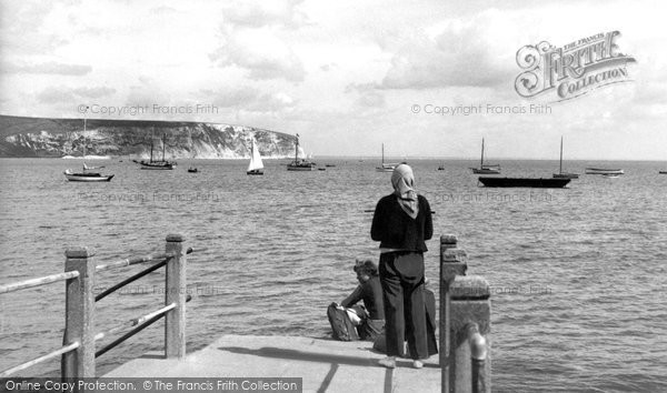 Photo of Swanage, The Jetty c.1950