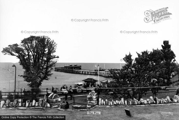Photo of Swanage, The Pier c.1955