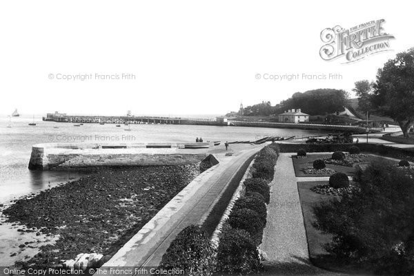 Photo of Swanage, The Pier From Victoria Hotel 1897