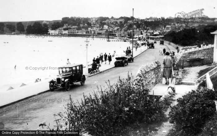 Photo of Swanage, The Promenade c.1925