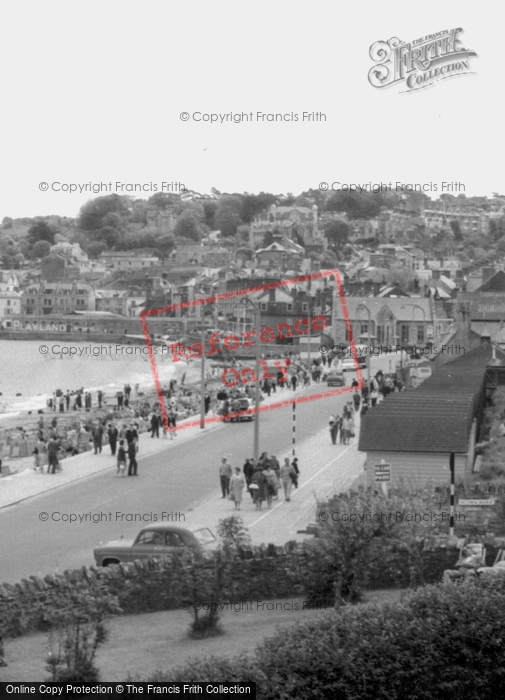 Photo of Swanage, The Promenade c.1955