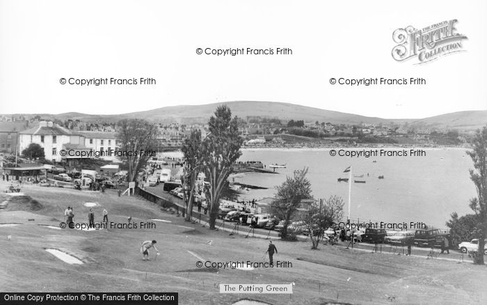 Photo of Swanage, The Putting Green c.1950