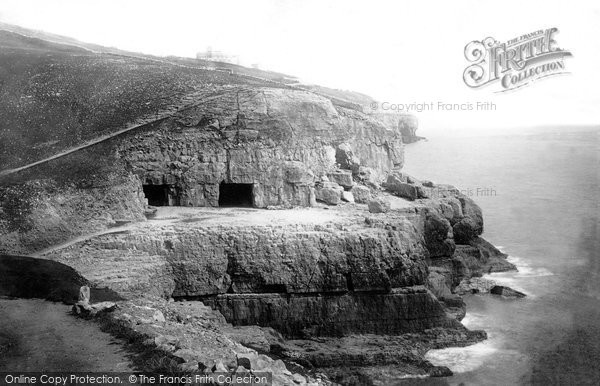 Photo of Swanage, Tilly Whim Caves 1894