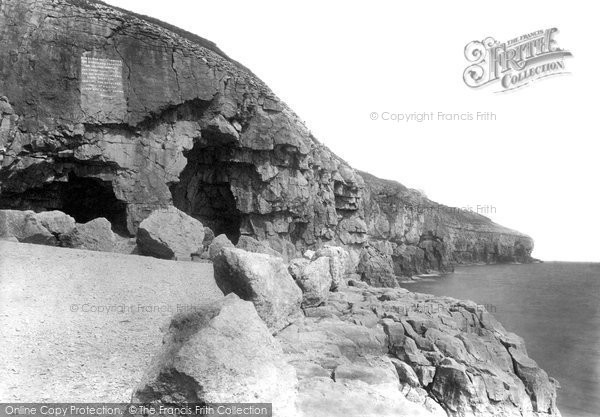 Photo of Swanage, Tilly Whim Caves 1894