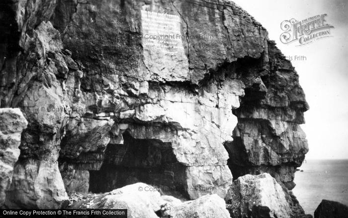 Photo of Swanage, Tilly Whim Caves c.1925