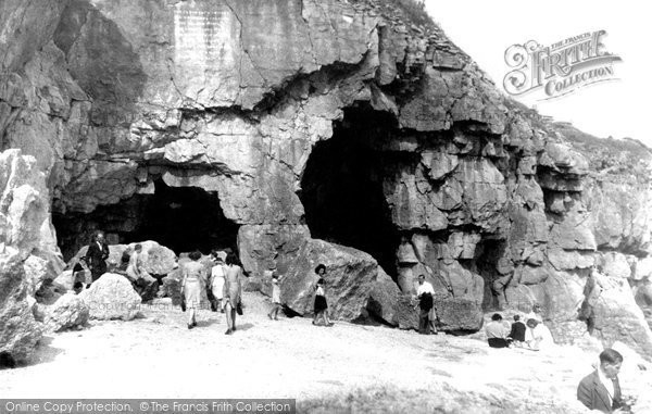 Photo of Swanage, Tilly Whim Caves c.1950