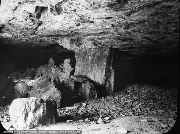 Photo of Swanage, Tilly Whim Caves Interior 1890