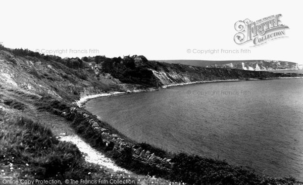 Photo of Swanage, View From Durlston Head c.1950