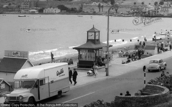 Photo of Swanage, Walls Ice Cream Van c.1955