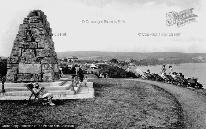 Photo of Swanage, War Memorial 1925