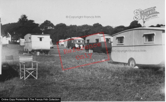 Photo of Swanbridge, Caravan Site c.1955
