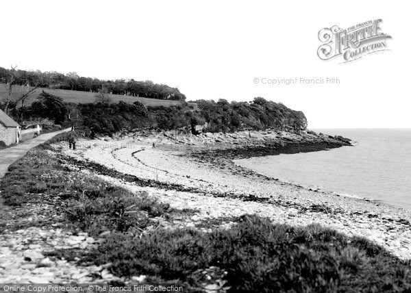 Photo of Swanbridge, The Beach c.1950